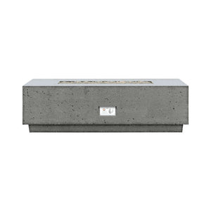 Firegear Sanctuary 1 56" Slate Rectangular Stainless Steel Natural Gas Fire Table With All Weather Electronic