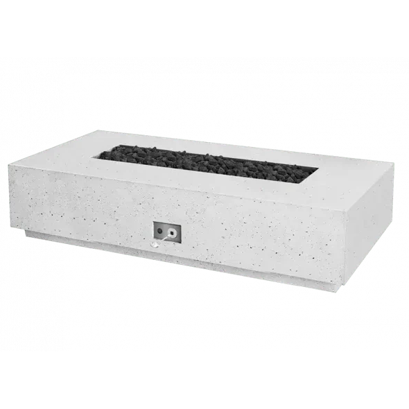 Firegear Pro Series Sanctuary 76" Arctic Rectangular Natural Gas Fire Table With All Weather Electronic Igniti
