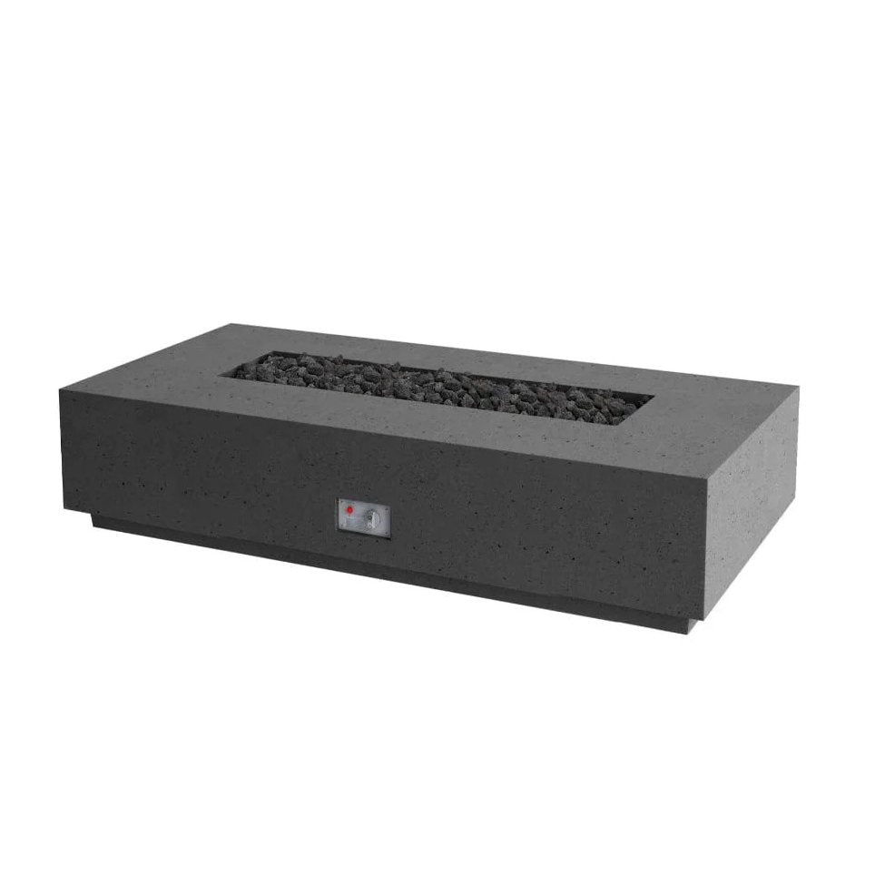 Firegear Pro Series Sanctuary 76" Slate Rectangular Natural Gas Fire Table With Match Throw Ignition System