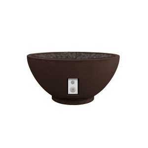 Firegear Sanctuary 3 Natural Gas Fire Bowl SS Burner Series in Chocolate with Match Throw