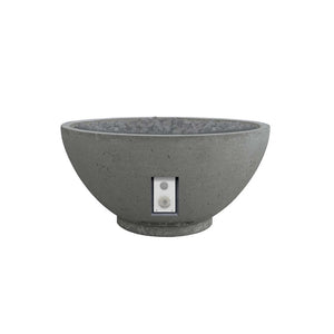 Firegear Pro Series Sanctuary 2 39" Slate Round Natural Gas Fire Pit Bowl With Match Throw Ignition System