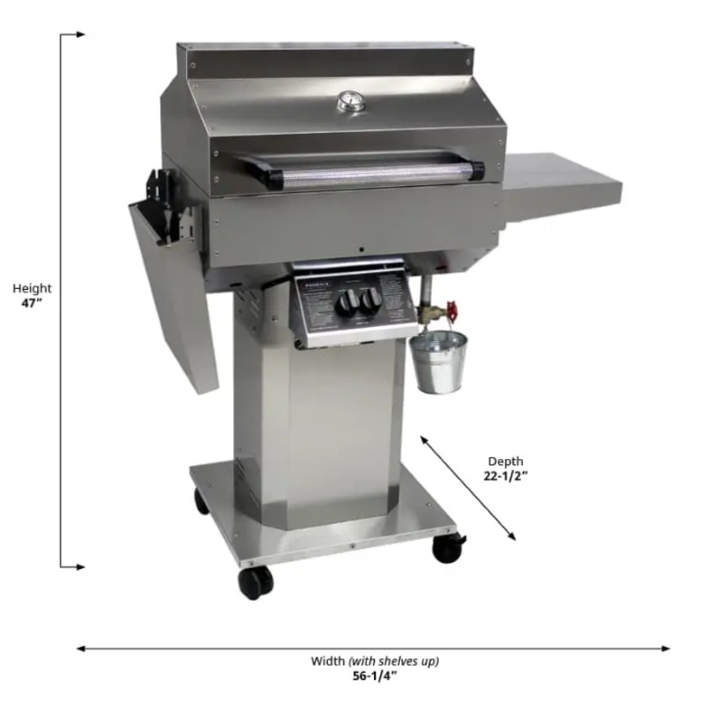 Phoenix Grills Phoenix Stainless Steel Riveted Series Natural Gas Grill SDRIVDD-N view 2
