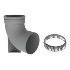 Duravent 5 inch PolyPro Support Elbow Supports