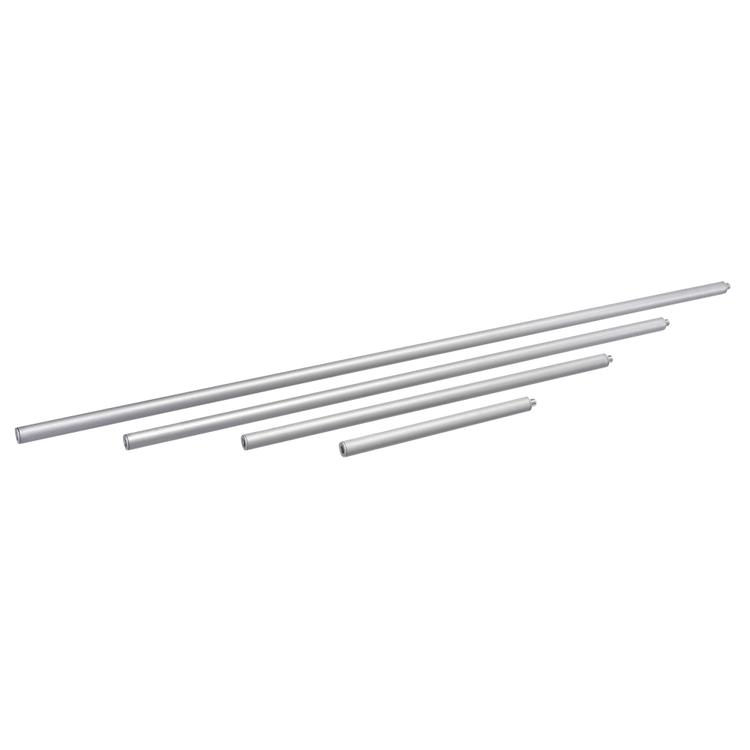 Set of 12" Silver Extension Poles for Heatstrip Heaters