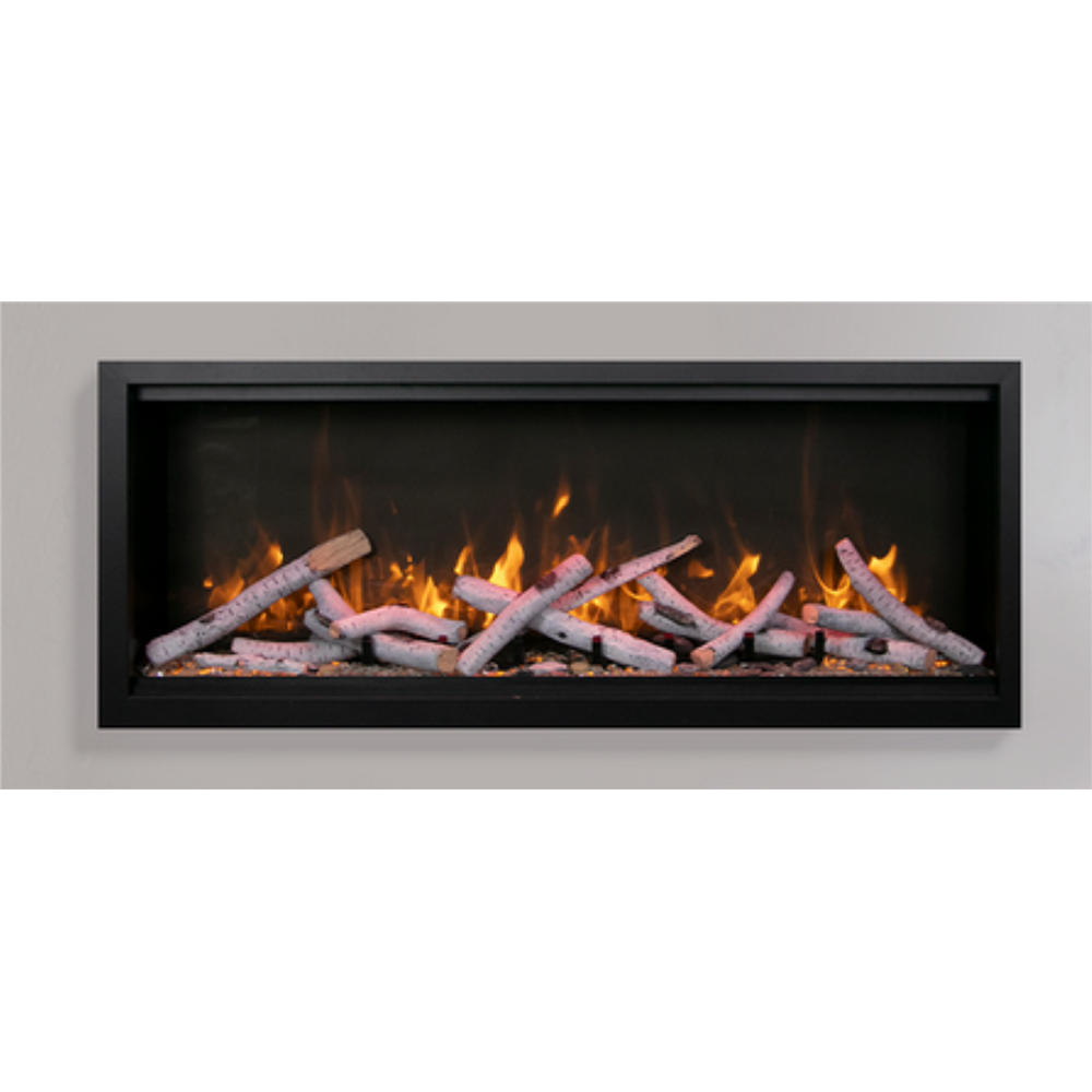 Amantii Symmetry Xtra Tall LUMINA 34" Indoor Outdoor Built In Smart Electric Fireplace