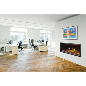 Napoleon Tall Vector 62 Natural Gas, Direct Vent Fireplace with Luminous Logs view 2