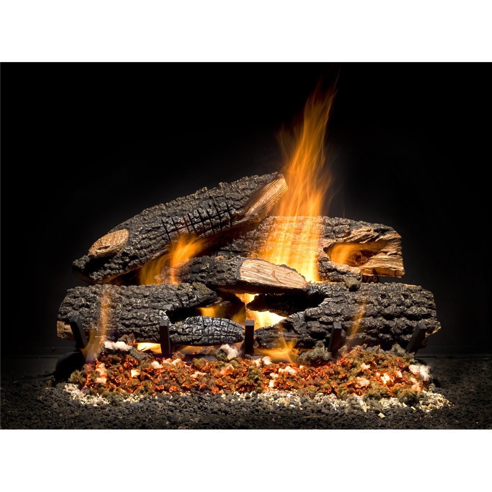 Golden Blount 24" Texas Bonfire Charred Vented Log Set
