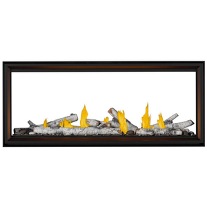 Napoleon Tall Linear Vector 62 See Through Natural Gas, Direct Vent Fireplace with Electronic Ignition view 3