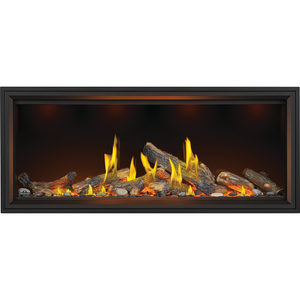 Napoleon Tall Vector 74 with Luminous Logs, Direct Vent Fireplace view 2