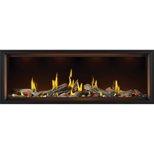 Napoleon Tall Vector 74 with Luminous Logs, Direct Vent Fireplace