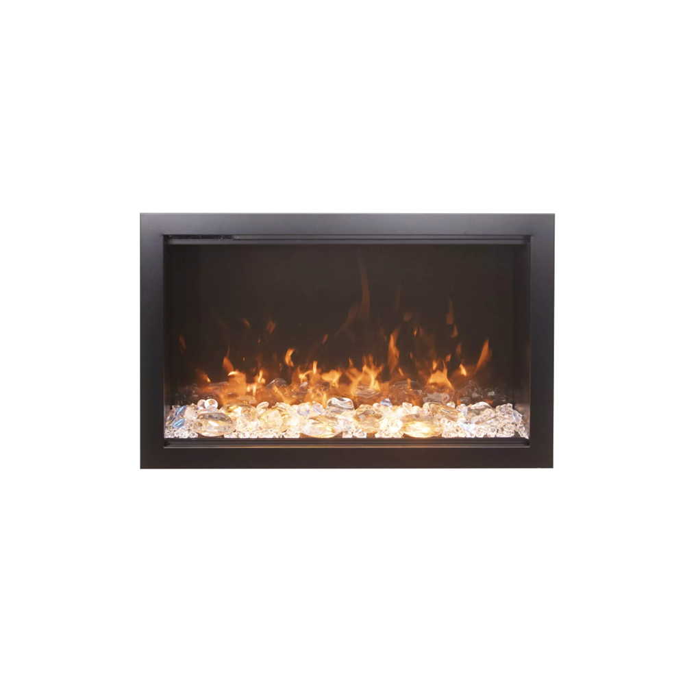 Amantii Traditional Lumina 33" Indoor Outdoor Fireplace
