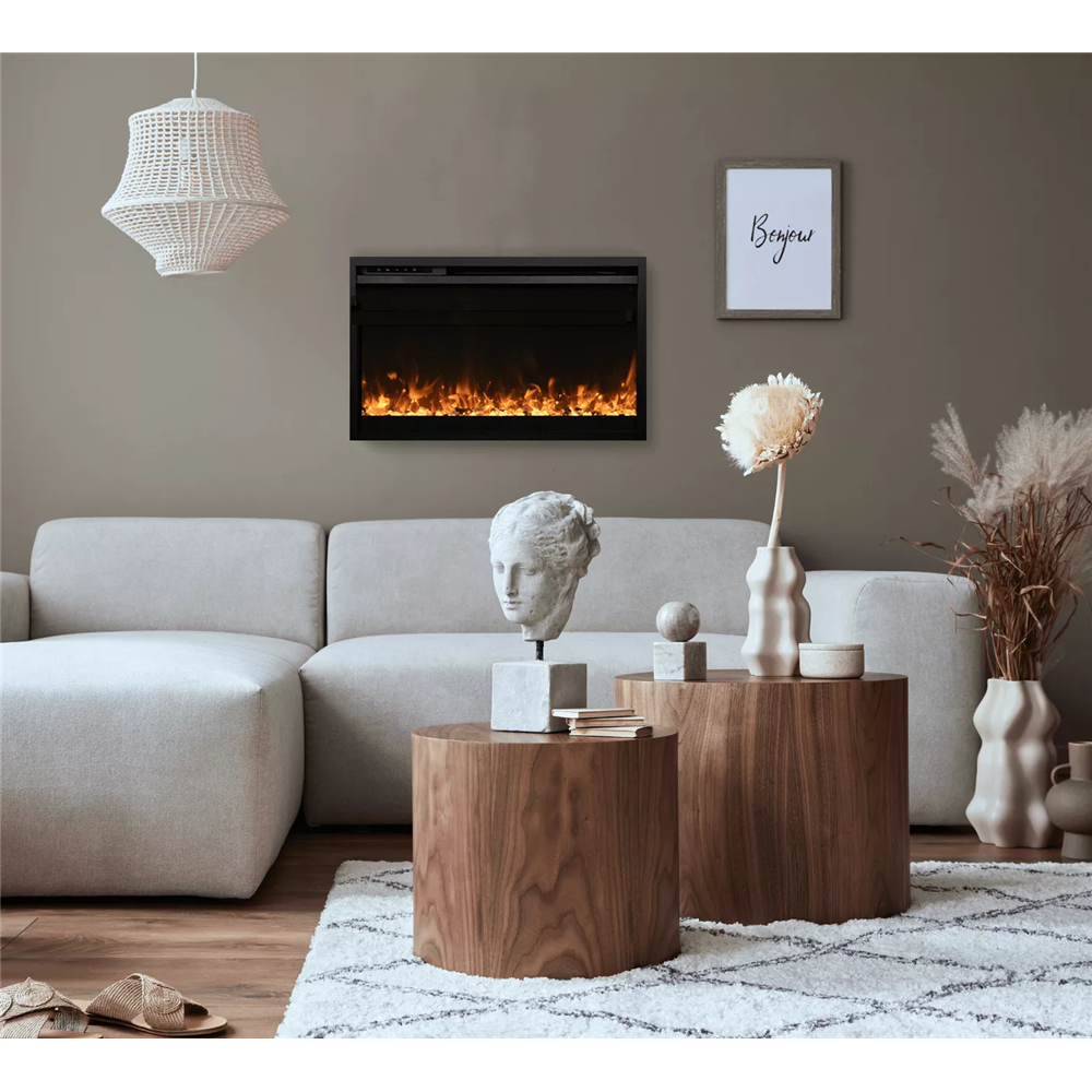 Amantii Traditional Xtraslim Smart Electric 33" Fireplace view 2