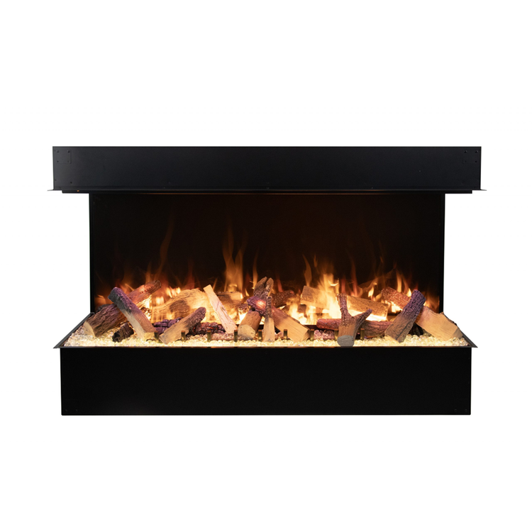 Amantii 55" Signature TruView Series 3-Sided Glass Electric Fireplace