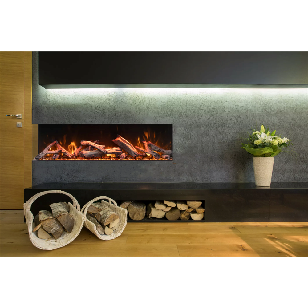 Amantii Tru View Bespoke 85" Electric Fireplace view 2