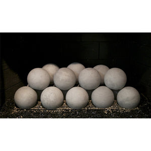 Real Fyre 4" Set of 16 Graystone Fyre Spheres for 18" G23 Burner
