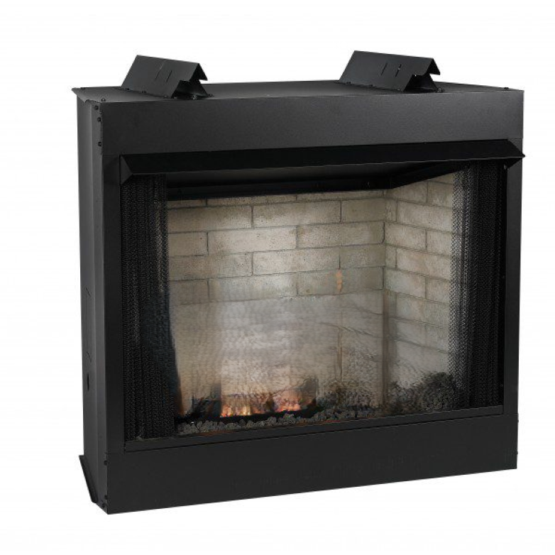 American Hearth Jefferson 36" Vent-Free Flush Front Firebox with Refractory Liner