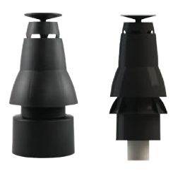 Duravent 3 inch PolyPro Vertical Flex Termination Cap