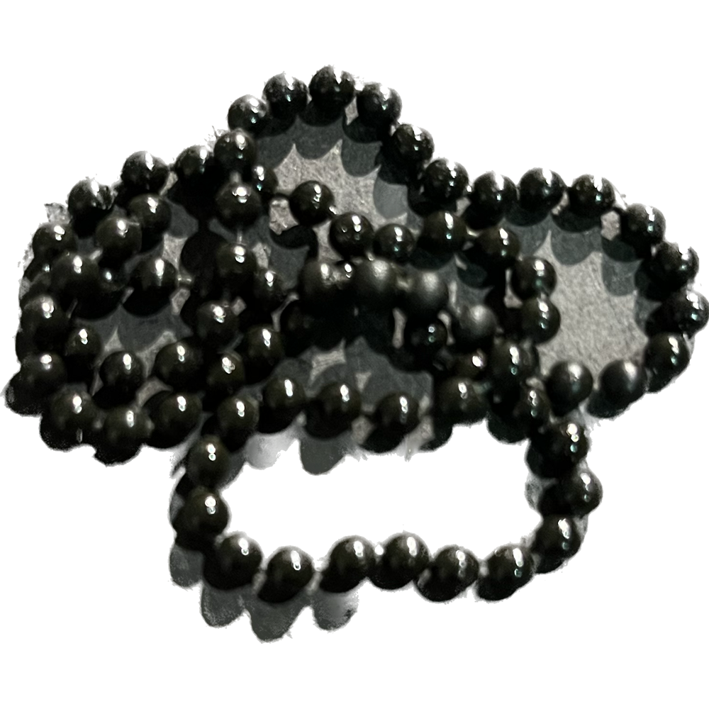 Napoleon Black Plated Beads Chain