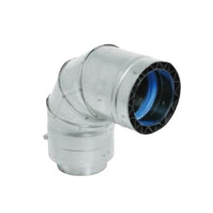 Duravent 8 inch Double Wall FasNSeal 90 Degree Elbow Elbows