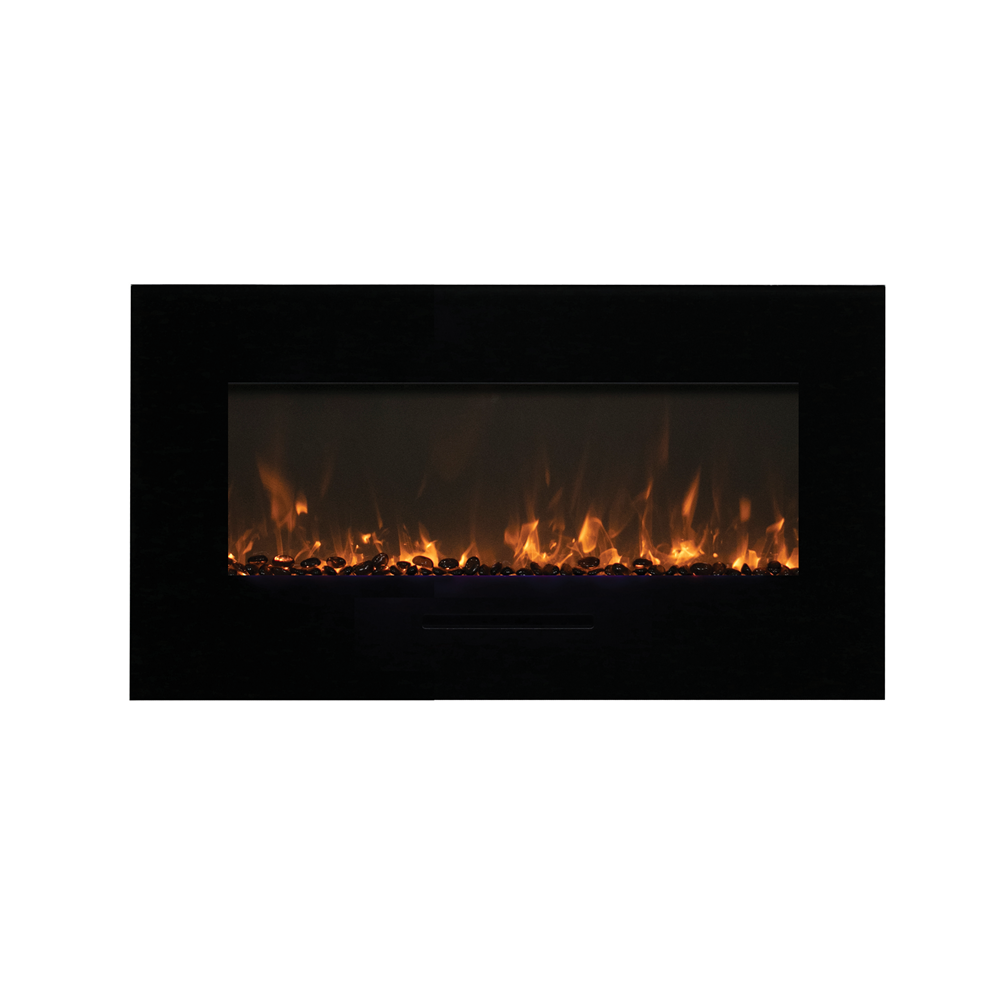 Amantii Wall Mount/Flush Mount Smart Electric Fireplace WM-FM-34-4423-BG